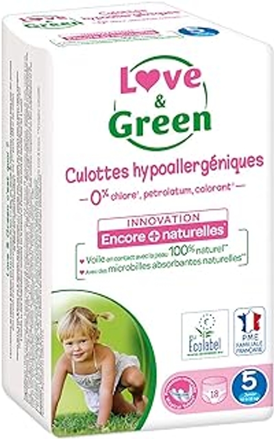 Love & Green  luiers maat 5 - 18 stuks