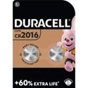 Duracell Knoopcelbatterij lithium CR2016 Batterij 2 stuks