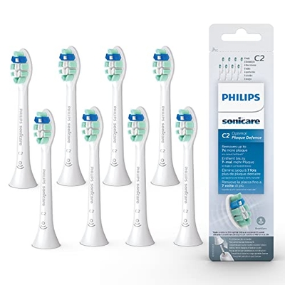 Philips Sonicare C2 Optimal Plaque Defence  opzetborstels - 10 stuks