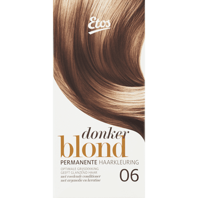 Etos Permanente Haarkleuring 06 Donker Blond 120ML