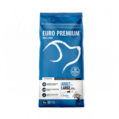 Euro-Premium adult large - Chicken & rice - 2 x 12kg - hondenbrokken