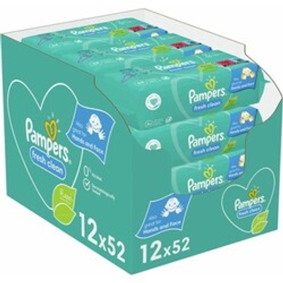 Pampers Fresh Clean billendoekjes - 624 stuks
