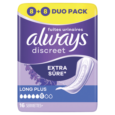Always Maandverband Discreet Long Plus Duo Pack - 16 stuks