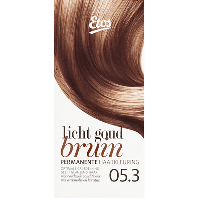 Etos Permanente Haarkleuring 05.3 Licht Goud Bruin 120 ML