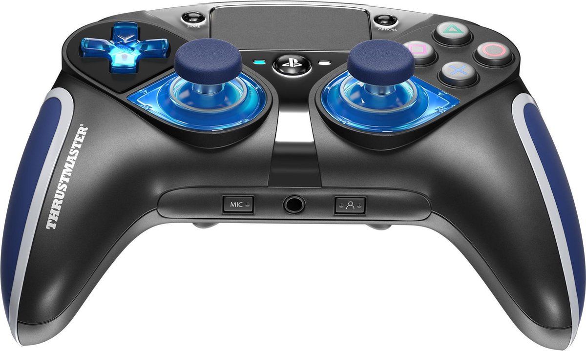 Thrustmaster ESWAP LED BLUE CRYSTAL PACK: Bundel met 7 Blauwe Modules met Achtergrondverlichting, Next Generation, NXG-Mini-Sticks, Hot-Swap, Compatibel met de ESWAP PRO CONTROLLER, PS4 en PC