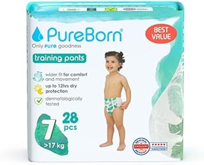 PureBorn  luierbroekjes maat 7 - 28 stuks