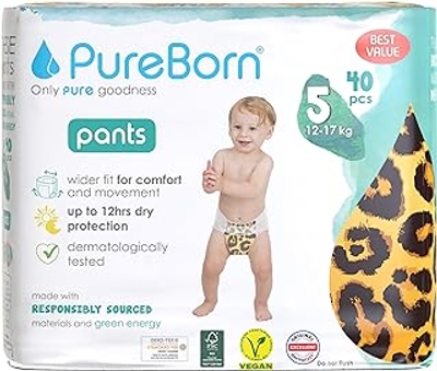 PureBorn  luierbroekjes maat 5 - 40 stuks