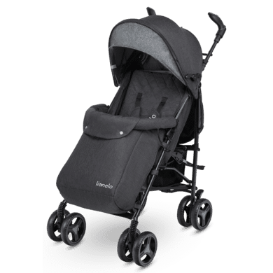 Lionelo Irma - Buggy - Wandelwagen- Lichte 7kg - tot 15 kg - Geveerde wielen - 360° - tot 5 jaar - Opbergmand - Verstelbare handgreep - Snel inklapsysteem - Compact formaat