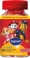 Dagravit Kids Paw Patrol Multivitaminen 3-5 jaar - Vitamine C en Zink ondersteunen het immuunsysteem - 120 gummies