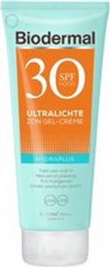 Biodermal Hydraplus Ultralichte Zon Gel-Crème SPF 30 - Zonnebrand met hyaluronzuur - 150 ml