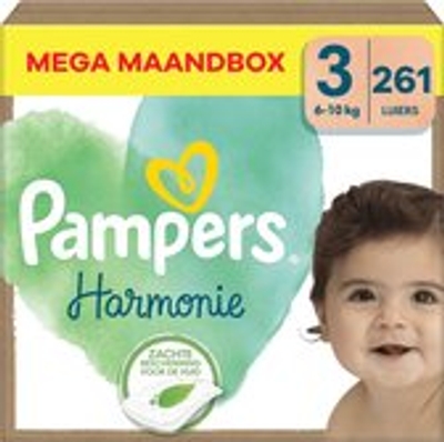 Pampers Harmonie  luiers maat 3 - 261 stuks