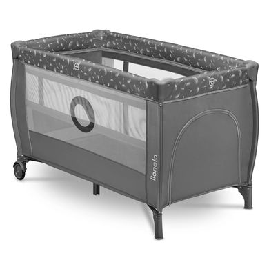 lionelo Campingbedje Stefi Plus Grey White