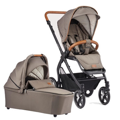 GESSLEIN Kinderwagen FX4 Soft+ Style Reiswieg set taupe