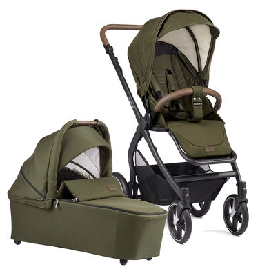 GESSLEIN Kinderwagen FX4 Soft+ Style Reiswiegen set groen