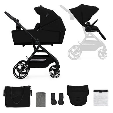 Kinderkraft YOXI 2in1 pure kinderwagen black