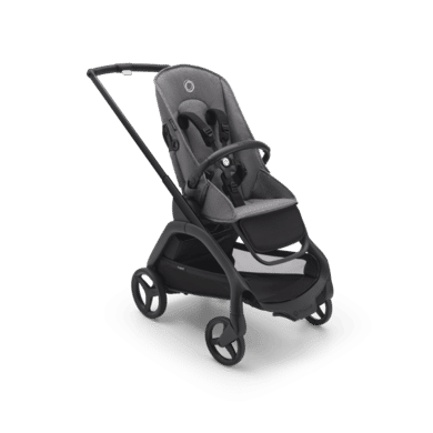 bugaboo Kinderwagen Dragonfly Base Black Grey Melange