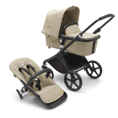 Bugaboo Fox Cub Kinderwagen 2-in-1 - Black / Desert Beige