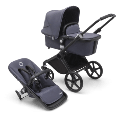 Bugaboo Fox Cub Kinderwagen 2-in-1 - Black / Blue Stormy