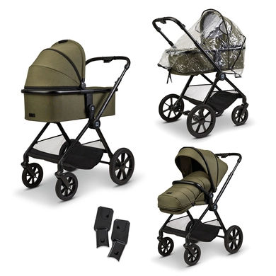 MOON Kinderwagen Clicc moss green melange