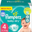 Pampers Baby Dry  luiers maat 4 - 92 stuks