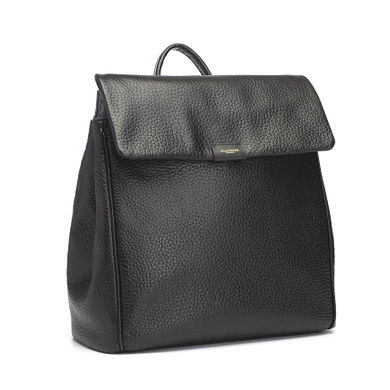 storksak Luiertas Rugzak St James Leather Black