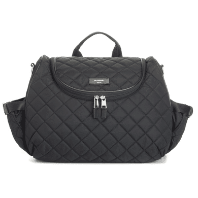 storksak Luiertas rugzak Poppy Quilt Black