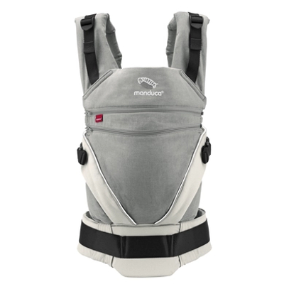 manduca Draagzak XT bellybutton SoftCheck grey/print