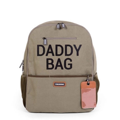 Childhome Daddy Backpack - Verzorgingsrugzak - Kaki - Luiertas inclusief Verzorgingsmatje - 36 x 20 x 48 cm