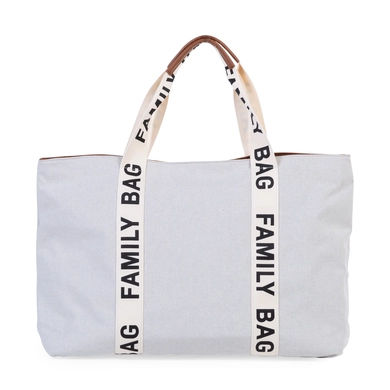 CHILDHOME Family Bag Signature Canvas offwhite