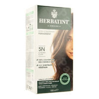 Herbatint Permanente Haarkleuring Kastanjebruin Licht 5N Gevoelige Hoofdhuid 150ml