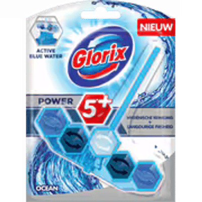 Glorix Toiletblok Actief Blauw Water Ocean 1 stuks