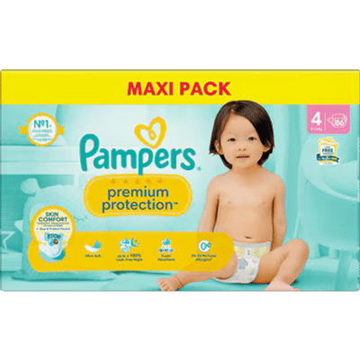 Pampers Premium Protection  luiers maat 4 - 86 stuks