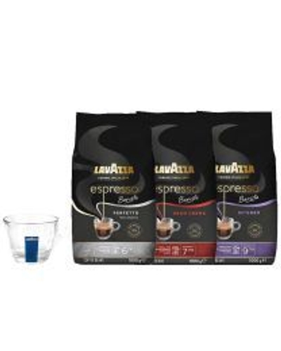 Lavazza koffiebonen Barista 3kg + 1 cappuccino glas GRATIS