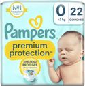 Pampers Premium Protection  luiers maat 0 - 22 stuks