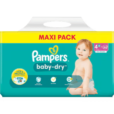 Pampers Baby Dry  luiers maat 4 plus - 94 stuks