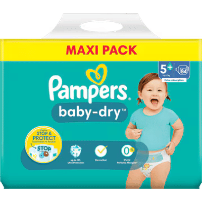 Pampers Baby Dry  luiers maat 5 plus - 84 stuks