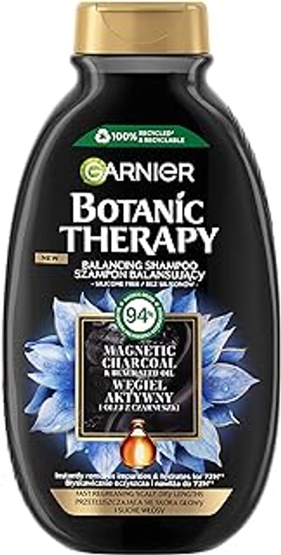 Garnier Botanic Therapy Actieve kool & Zwarte olie Haarshampoo 400 ml