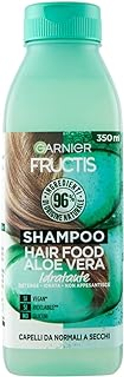 Garnier Shampoo Idratante Fructis Hair Food per Capelli Disidratati, 350 ml