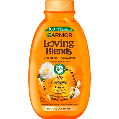 Garnier Loving Blends Shampoo Argan & Cameliaolie Droog en Dof Haar - 300 ml