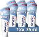 Prodent Wit + Fris tandpasta - 12 x 75 ml