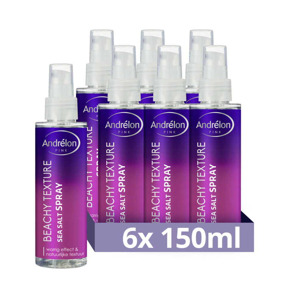 6x Andrelon Haarspray Beachy Texture 150 ml