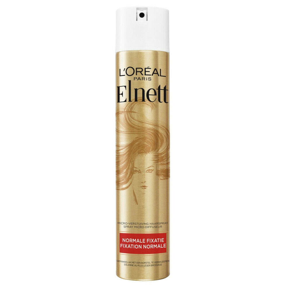 6x L'Oréal Elnett Satin Haarspray Normale Fixatie 200 ml