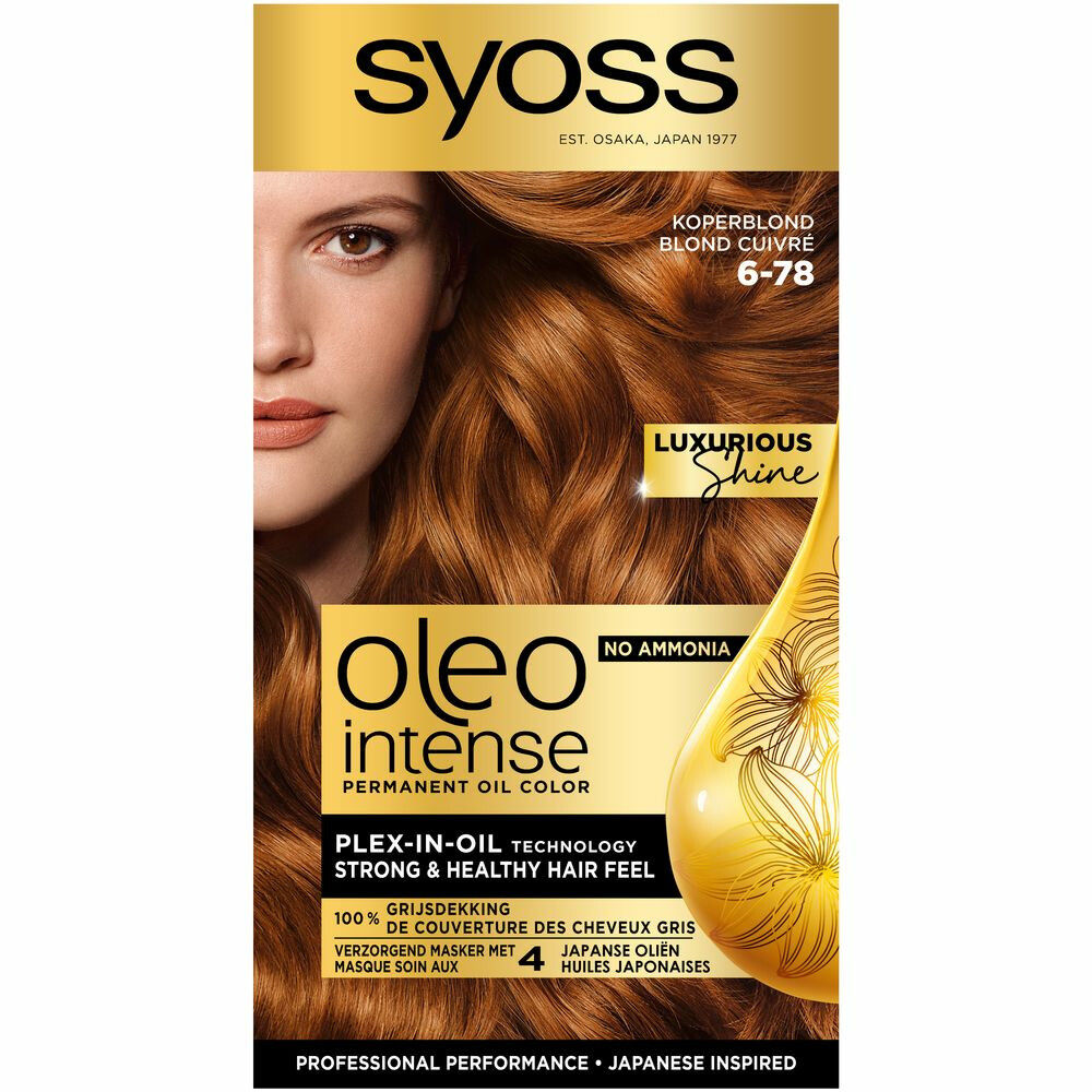 Syoss Oleo Intense Haarverf 6-78 Koperblond