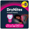 Huggies DryNites Pyjama Pants meisjes 4-7 jaar - 30 stuks