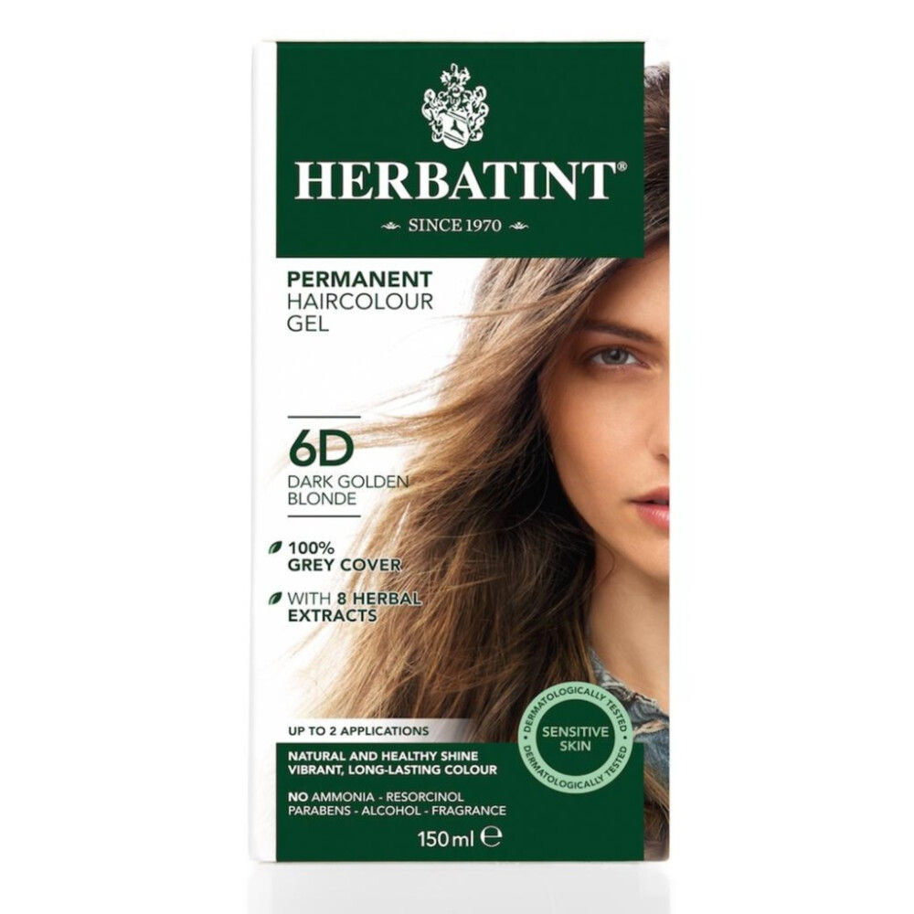 Herbatint Haarverf 6D Donker Goudblond 150 ml