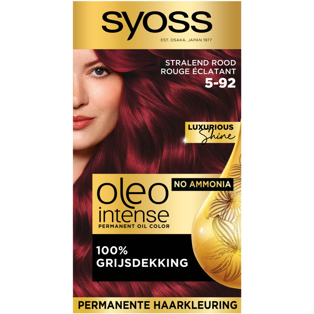 Syoss Oleo Intense haarkleuring - 5-92 Stralend Rood