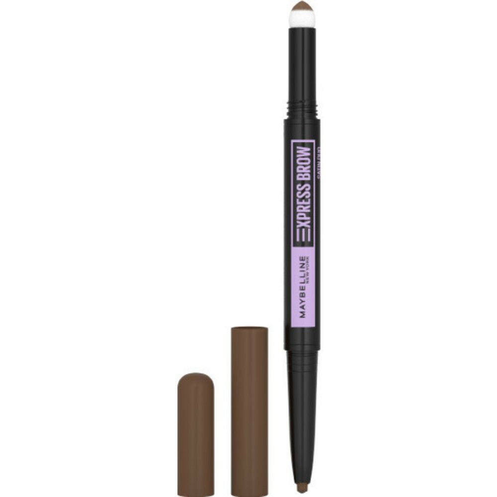 3x Maybelline Brow Satin Duo Wenkbrauwpotlood en Poeder 025 Brunette