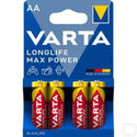 Varta Alkaline longlife max power AA batterijen - 4 stuks