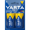 Varta Alkaline longlife power D batterijen - 2 stuks