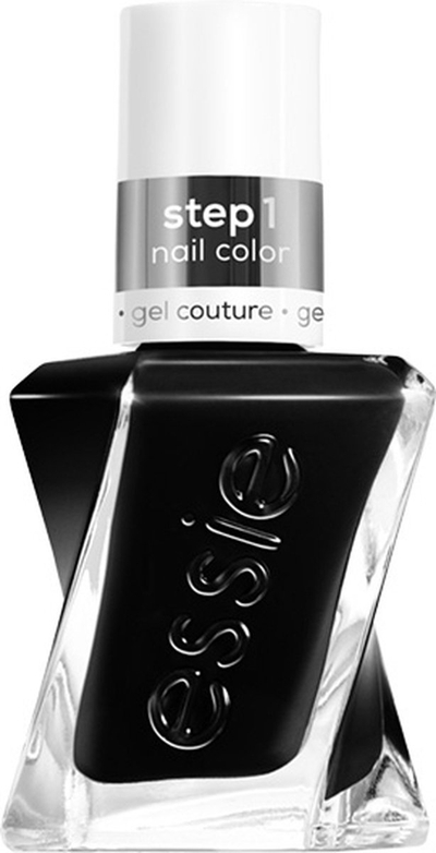 essie - gel couture™ - 514 take it loud - zwart - langhoudende nagellak - 13,5 ml